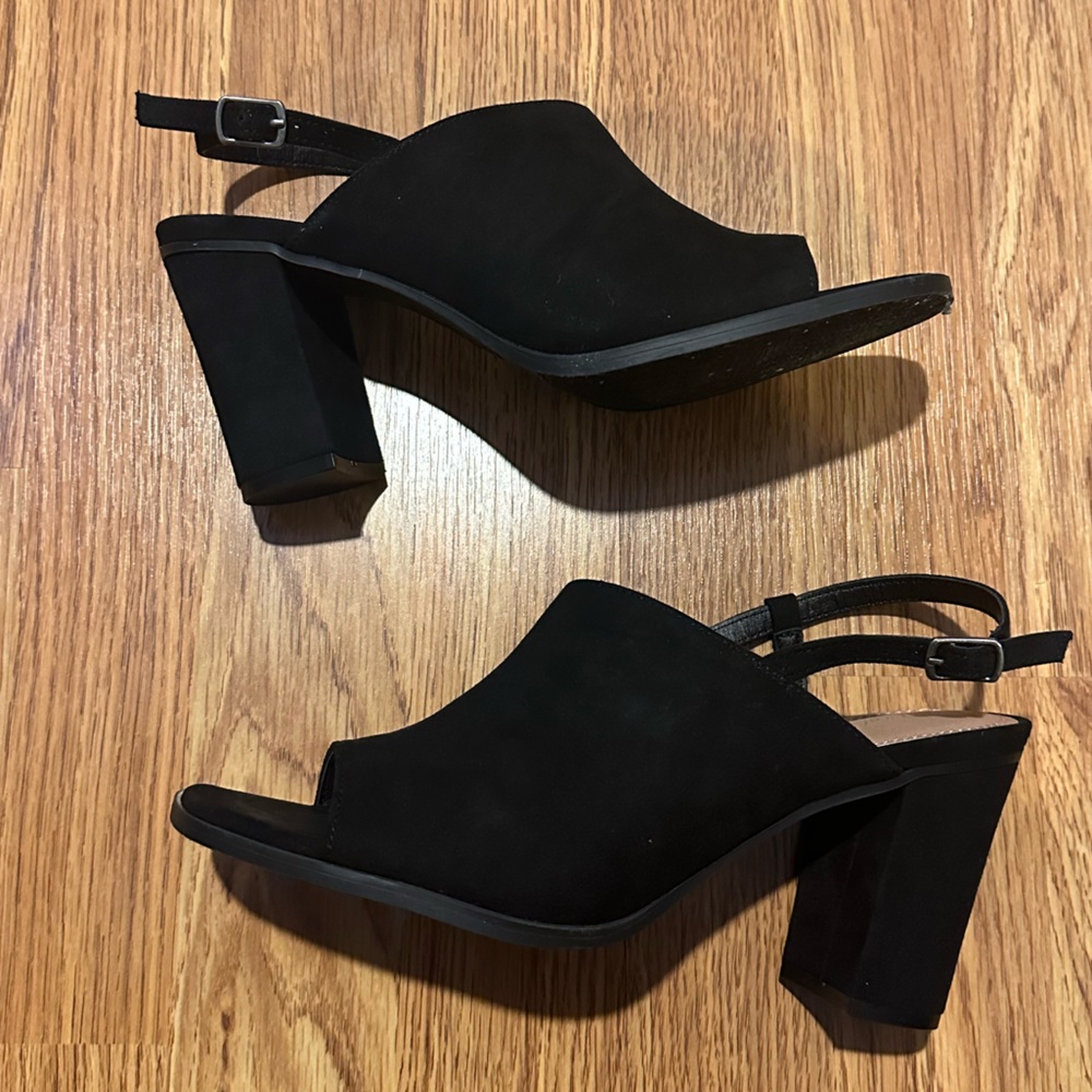 Suede Heels